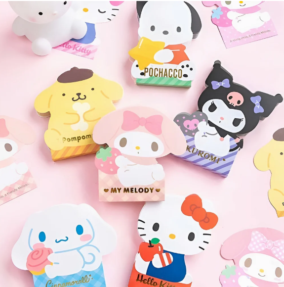 Sanrio Characters Shaped Memo Pad