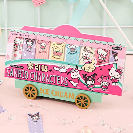 Sanrio Characters Index Sticky Notes - watermelon