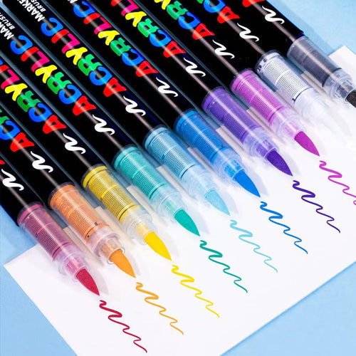 A005 Straight liquid acrylic marker(pair match)