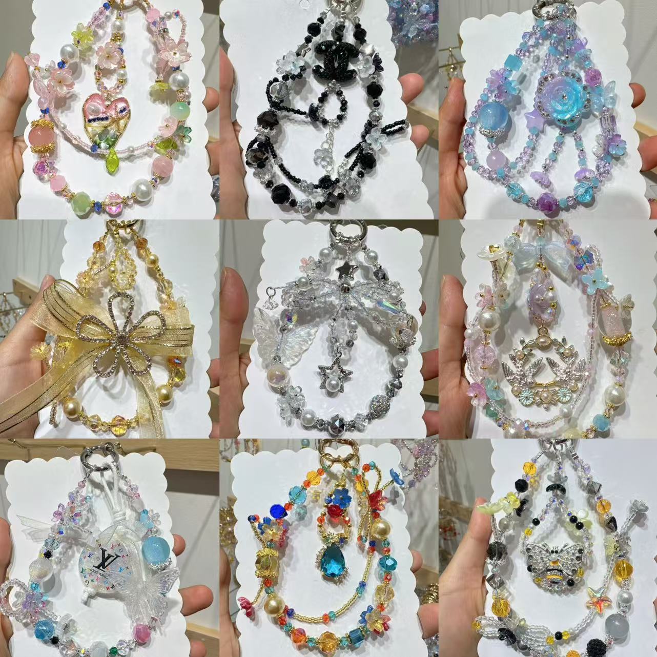 handmade-beaded-keychains