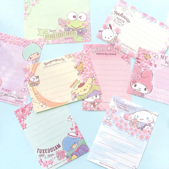Sanrio Characters Memo Pad - Sakura