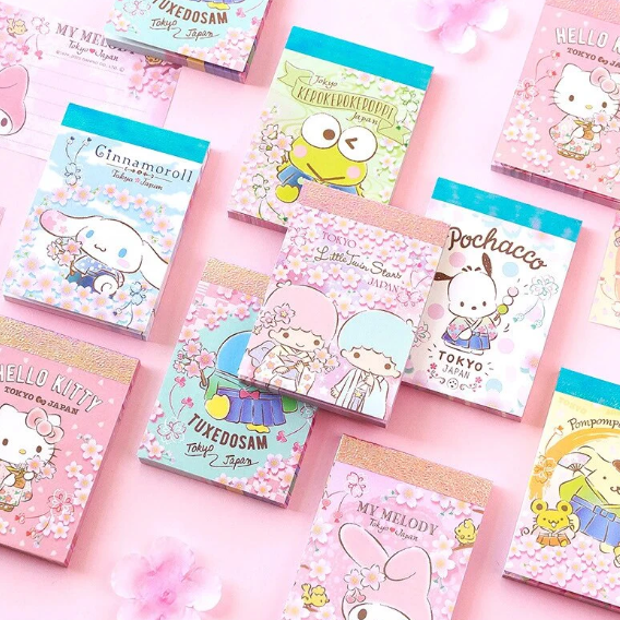 Sanrio Characters Memo Pad - Sakura