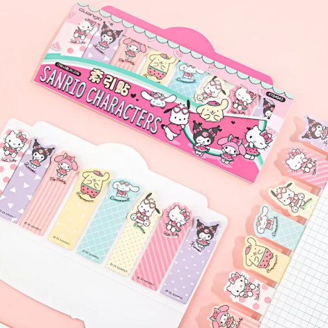 Sanrio Characters Index Sticky Notes - watermelon