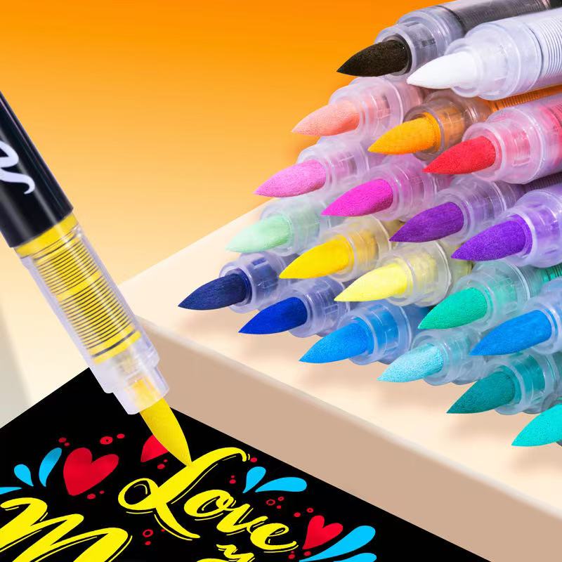 A005 Straight liquid acrylic marker(pair match)