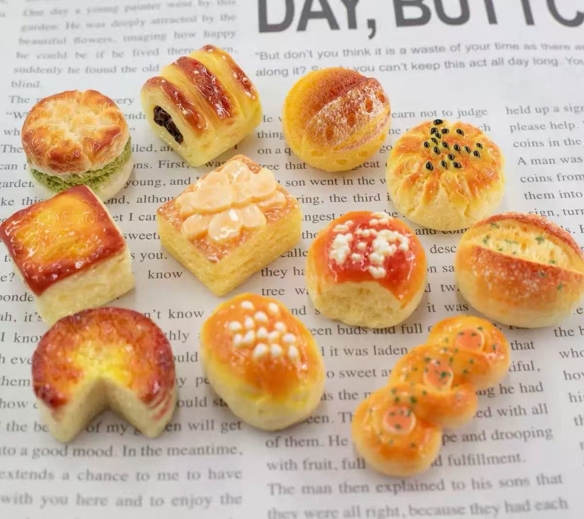 Kawaii Mini Food Resin Charms
